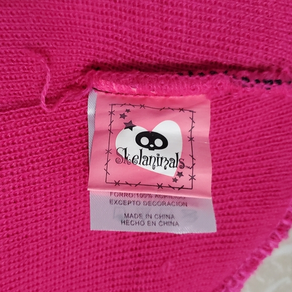 Rare, 2009 Skelanimals Beanie Featuring Kit The Cat. New Without Tags - Picture 10 of 11